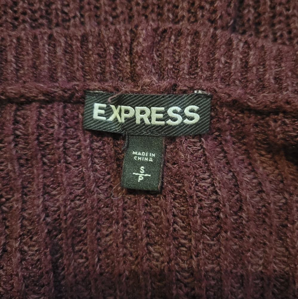 Express Ruffle Cutout Sleeve Sweater - Picture 3 of 3